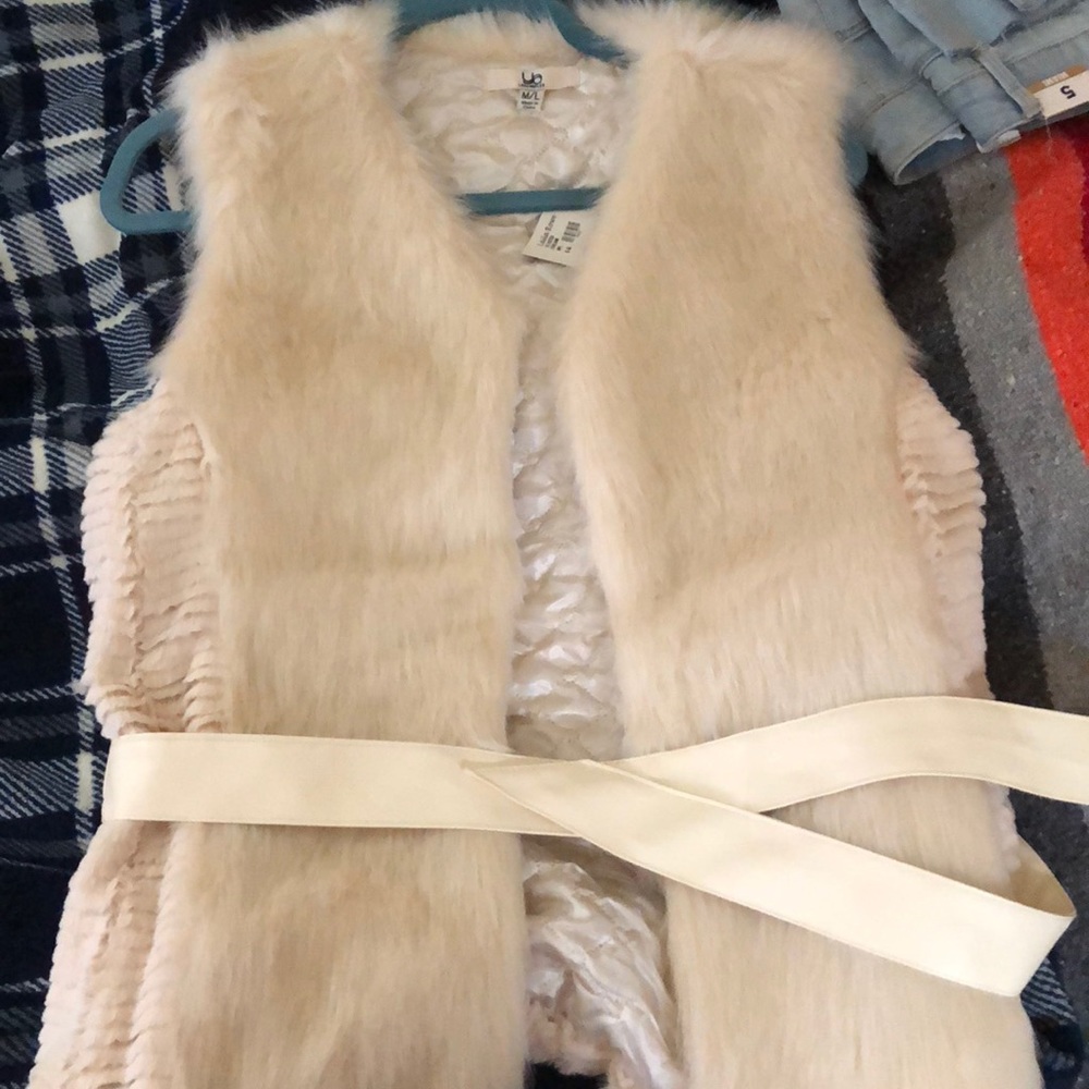 soft faux fur vest